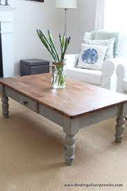 French Linen Coffee Table Finding Silver Pennies Furniture Makeover Refurbished Table Refurbished Furniture