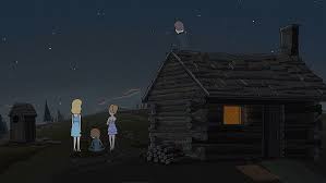 1024x600px Free Download Hd Wallpaper Rick And Morty Adult Swim Cartoon Architecture Sky Night Wallpaper Flare