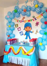 Pocoyo Decoracion Cumpleanos Infantil Ideas Birthday Party Birthday Balloon Decorations Diy Birthday Party Birthday Party Decorations