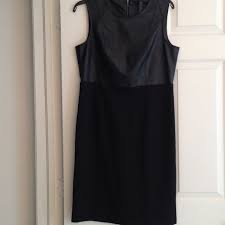 Chico S Black Label Faux Leather Dress Faux Leather Dress Chico Dresses Dresses