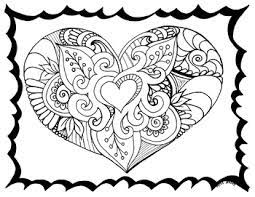 We prepared beautiful coloring pages for valentine's day with hearts, cute animals, ribbons, angels. Be Still My Heart Valentine S Day Coloring Page Abstract Art