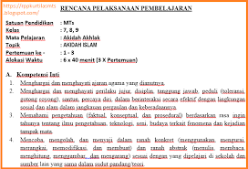 Oke, tadi siang saya sudah upload file administrasi saya mata pelajaran fiqih kelas x di ma kurikulum 2013, dan sekarang saya akan kembali berbagi atau ya bisa di bilang membantu ibu/bapak guru seperjuangan ataupun mahasiswa. Perangkat Pembelajaran Akidah Akhlak Kelas 8 Kurikulum 2013 Semester 1 Rpp Kurtilas Mts