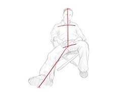 How To Draw A Seated Person Sitting Down Person Sitting Drawing People Person Drawing