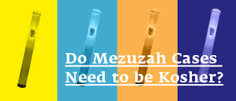 Many people like to put the mezuzah up very high on the door near the top. Do Mezuzah Cases Need To Be Kosher Kosher Spirit