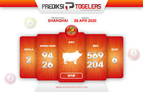 Prediksi Togelers Shanghai 8 April 2020 Hari Rabu Shanghai Permainan Angka Shio