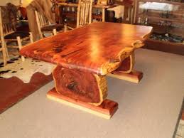 Homemade Cedar Tables Big Cedar Furniture Garden Landscaping Ideas Rustic Log Furniture Cedar Furniture Wood Table Design