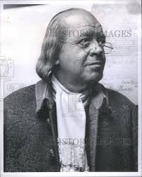 1972 Press Photo Rex Everhart Stars In 1776