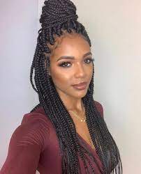 50 Incredible Natural Hairstyles For Black Women Curly Craze Box Braids Hairstyles For Black Women Box Braids Hairstyles Braided Hairstyles For Black Women