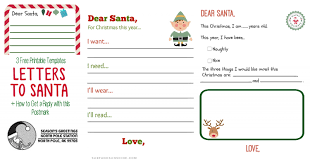 It is christmas time and all the kids will have their own wishes to be sent to their santa. Free Printable Letter To Santa Templates And How To Get A Reply Surf And Sunshine