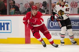 Detroit red wings right wing filip zadina (11) celebrates his goal with filip hronek (17) and dylan larkin (71) in the second period of an nhl hockey game against the winnipeg jets, thursday, dec. Detroit Red Wings Prospect Filip Zadina Will Get Shot In Nhl Before End Of Season