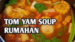 4 ekor udang uk 7 cm 2. Cara Membuat Tom Yam Rumahan Enak Youtube