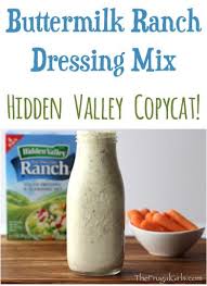 Buttermilk Ranch Dressing Mix Recipe Copycat Hidden Valley Recipe Buttermilk Ranch Dressing Ranch Dressing Ranch Dressing Recipe