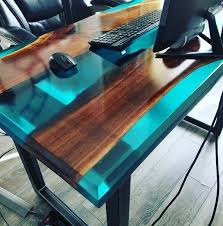 Metal Table Legs U Style Adjustable Leveling Feet Set Of Etsy Resin Furniture Wood Resin Table Wood Table Design