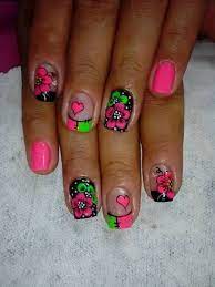 Uñas decoradas manos y pies. Decoracion De Unas De Las Manos Con Flores Unas Decoradas