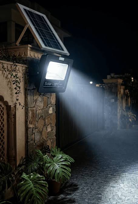 Compound flood lights in Kenya