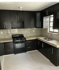 Or define one of the activity areas, like a breakfast nook or work area, with paint colour. New The 10 Best Home Decor With Pictures Matte Black Modular Kitchen Black M Simple Kitchen Design Interior Design Kitchen Beautiful Kitchen Cabinets