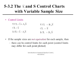 Control Charts For Variables Ppt Video Online Download