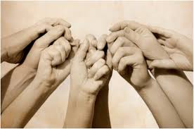 Image result for hands gathered  praying