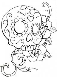 Included are 10 different fun and funky sugar skull themed coloring pages. Skulls And Roses Coloring Pages Coloring Home