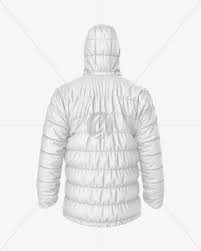 Men S Down Jacket Mockup In Apparel Mockups On Yellow Images Object Mockups