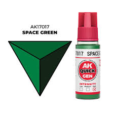 AK-Interactive: Quick Gen Acrylic Contrast - Space Green 18 ml