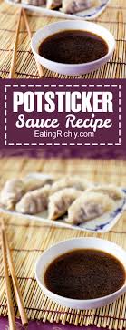 The process of cooking gyoza involves frying them first you just have to try this super easy gyoza recipe that includes a simple but flavorful dipping sauce. This Potsticker Sauce Is Salty Spicy Tangy And Perfect For Dipping Asian Dumplings Gyoza Potstickers Egg Rolls Potsticker Sauce Potstickers Recipe Recipes