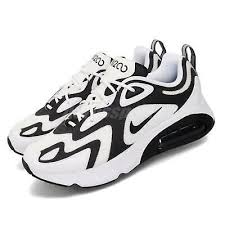 Nike Wmns Air Max 200 White Black Womens Running Shoes Lifestyle Nsw At6175 104 Womens Running Shoes Women Shoes Running Women
