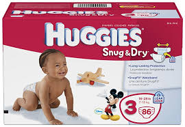 Huggies Snug And Dry Diapers Size 3 86 Count Baby