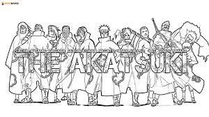 Download and print these all akatsuki members coloring pages for free. Akatsuki Coloring Pages Free Printable Coloring Pages