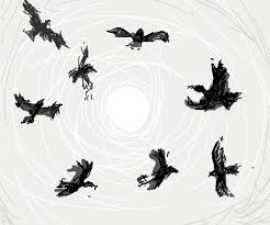 Vultures circle overhead - Drawception