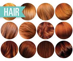 natural red hair color chart google search natural red