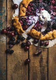 Garden Berry Galetta Sweet Pie Sweet Pie Vanilla Ice Cream Fruit Ice Cream