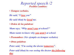 She asked me if i liked chocolate. Reported Speech February 25th March 4th Direct Speech Ppt Download
