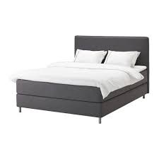 Achetez En Ligne Dunvik Lit Sommier Hovag Ferme Tuddal Gris Fonce 140x200 Cm Ikea Meubel Ideeen Boxsprings Ikea