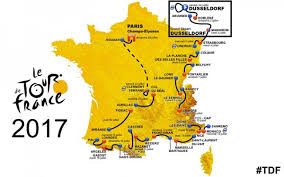 The 2019 tour de france was the 106th edition of the tour de france, one of cycling's three grand tours. 2017 Tour De France Route Map France Today
