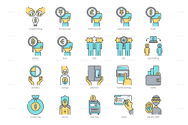 Fintech Icons Fintech Icon Icon Set Vector