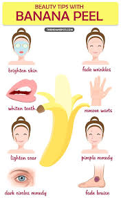 • for a radiant complexion slice a few grapes in half and rub the cut sides over. Amazing Beauty Tips With Banana Peel Natural Beauty Tips Beauty Care Beauty Treatments