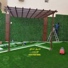 تزيين الحدائق المنزلية الصغيرة تزيين حدائق البيوت تزيين حديقة المنزل الصغيرة تصاميم احواش 0507687896 Outdoor Structures Outdoor Pergola