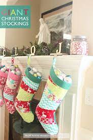 Diy Christmas Stockings Messes To Memories Christmas Stockings Diy Christmas Stockings Christmas Diy