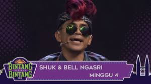 Bintang bersama bintang, sebuah rancangan komedi hiburan yang menampilkan pelawak terkenal tanah air bersama artis. Bintang Bersama Bintang Syuk Minggu 4