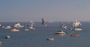 Boats Drift in Mumbai Harbour ...