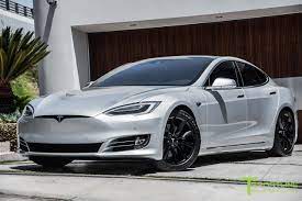 silver tesla model s 2016 19 inch wheel tst gloss black 2 tesla model s black tesla model s tesla