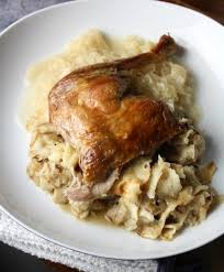 Roast Duck With Mlinci And Sauerkraut Recipe Best Home Chef Food Christmas Dinner Roast Food Sauerkraut Recipes Recipes Croatian Recipes