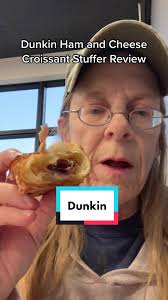 Dunkin Donut Ham and Cheese Croissant