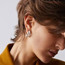 Jenny Bird Florence Silver-Plated Hoop Earrings