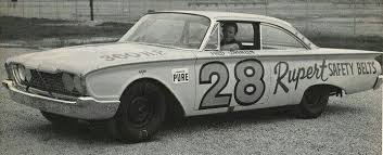 No evasive steering) it is just a trip in our human history on how primitive it was in 1960… Fred Lorenzen 1960 Ford Galaxie Ford Galaxie Stock Car Racing Stock Car