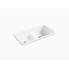 White acrylic kitchen sink drop in for 305 fitness. Kohler 5707 0 Iron Tones 33 Inch Drop In Single Basin Cast Iron Kitchen Sink Kohler 5707 47 Iron Tones 33 Inch Drop