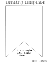 This post may contain affiliate links and when you click them you support world of printables, thank you! Bunting Template For Banner Birthday Banner Template Bunting Template Diy Birthday Banner