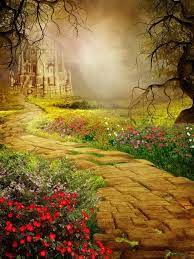 5ft X 7ft Fantasy Yellow Brick Road Photography Backdrop Oz Etsy Background For Photography Road Photography Castle Backdrop