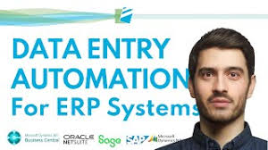 Data entry automation for orders and invoices